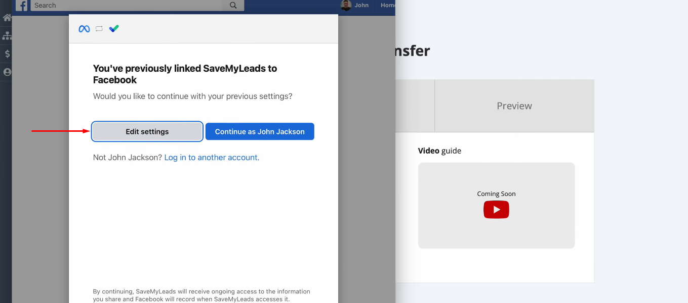 Facebook Lead Ads and Smartsheet integration | Go to the settings Facebook Lead Ads and Smartsheet integration | Go to the settings