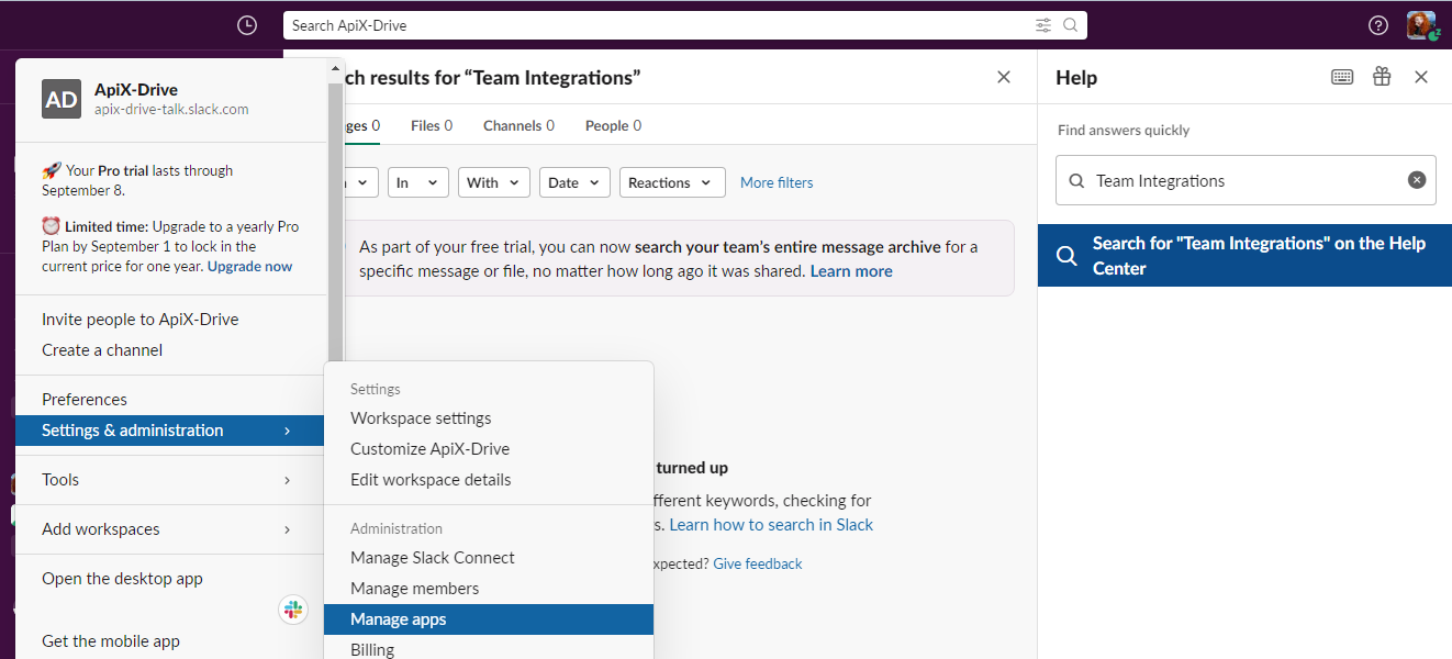 Manage apps Manage apps