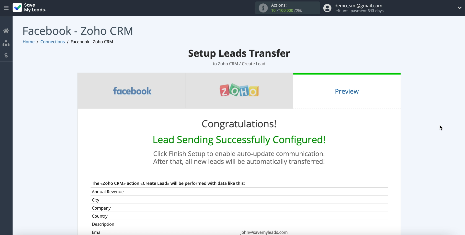 How to set up the upload of new leads from your Facebook ad account to Zoho CRM | Checking the downloaded data, part 1 How to set up the upload of new leads from your Facebook ad account to Zoho CRM | Checking the downloaded data, part 1