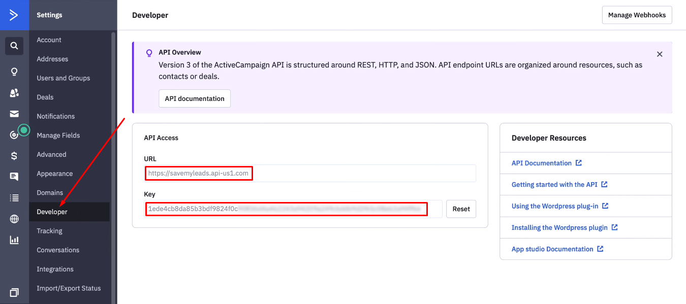 Facebook and ActiveCampaign integration | URL and Key Facebook and ActiveCampaign integration | URL and Key 