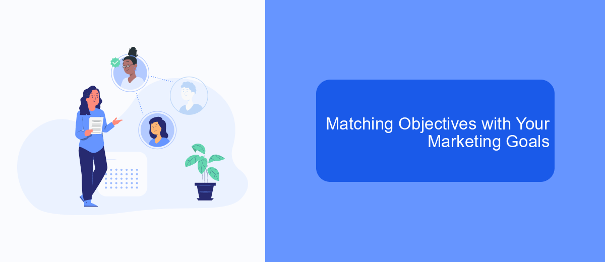 Matching Objectives with Your Marketing Goals Matching Objectives with Your Marketing Goals