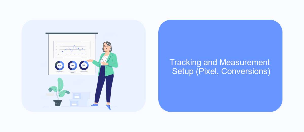 Tracking and Measurement Setup (Pixel, Conversions) Tracking and Measurement Setup (Pixel, Conversions)