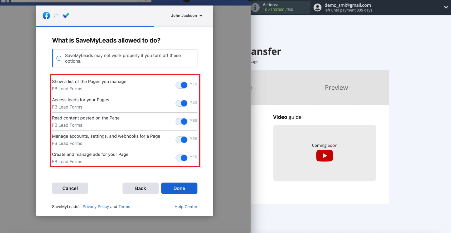 How to set up the upload of new leads from a Facebook advertising account in Telegram | Allow SaveMyLeads to upload leads How to set up the upload of new leads from a Facebook advertising account in Telegram | Allow SaveMyLeads to upload leads
