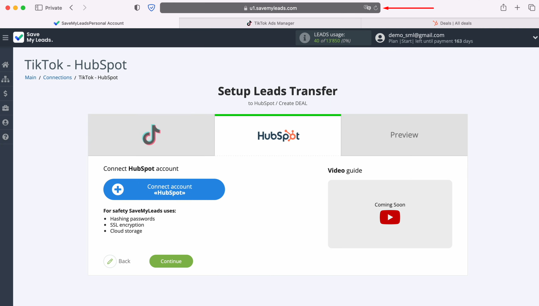 HubSpot and TikTok integration | Refresh the page HubSpot and TikTok integration | Refresh the page