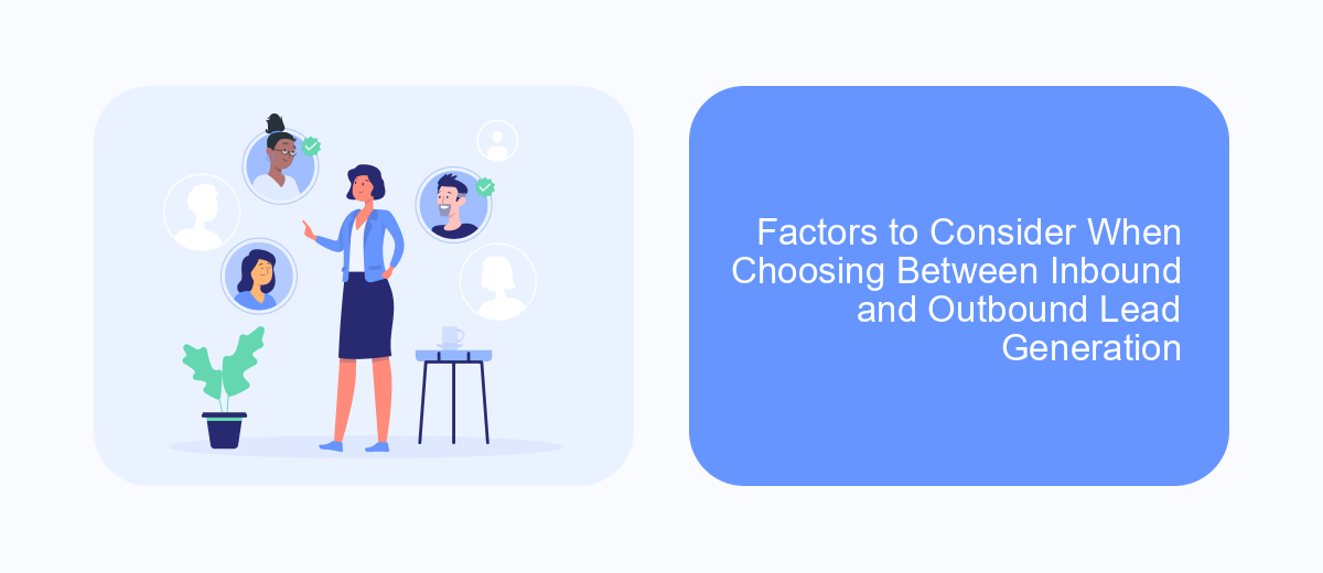 Factors to Consider When Choosing Between Inbound and Outbound Lead Generation Factors to Consider When Choosing Between Inbound and Outbound Lead Generation