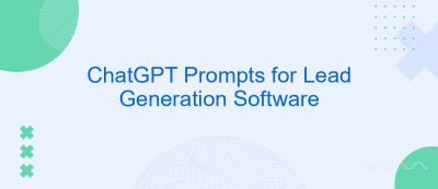 ChatGPT Prompts for Lead Generation Software ChatGPT Prompts for Lead Generation Software
