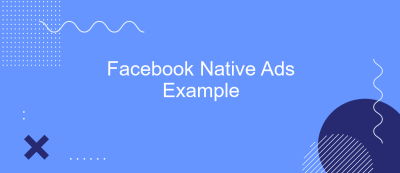 Facebook Native Ads Example Facebook Native Ads Example