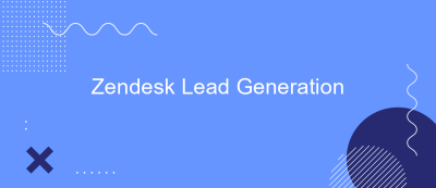 Zendesk Lead Generation Zendesk Lead Generation