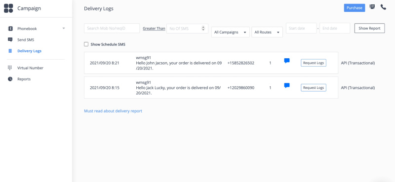Facebook and MSG91 integration | Messages sent using SaveMyLeads