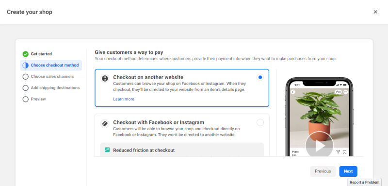 Choose a payment method