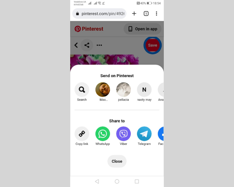 How to download Pinterest video |&nbsp;Copy link