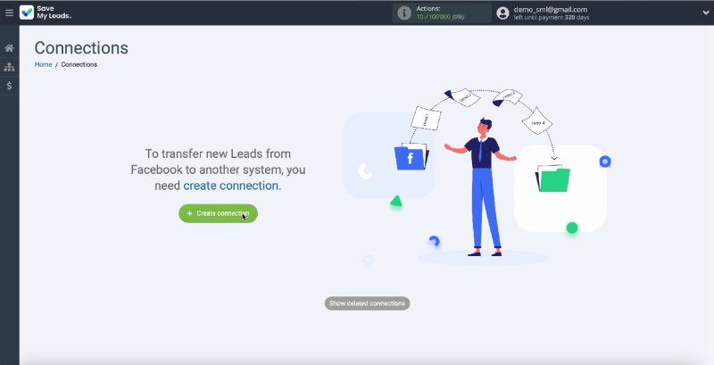 Facebook Leads Ads and Pipedrive CRM integration | Create a new connection