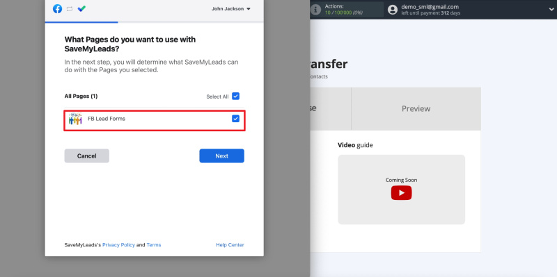 How to set up the upload of new leads from your Facebook ad account to your VerticalResponse email list |&nbsp;Connectng a business page