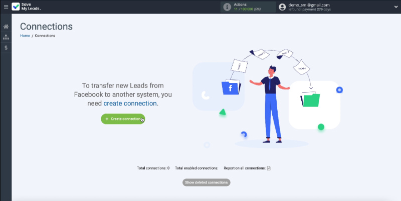 How to Send SMS via Mobiniti from New Facebook Leads | Create a new connection