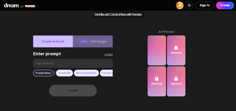 AI Art Generators | Dream by WOMBO
