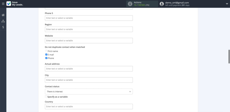 Set up sending leads to WireCRM, part 5&nbsp;