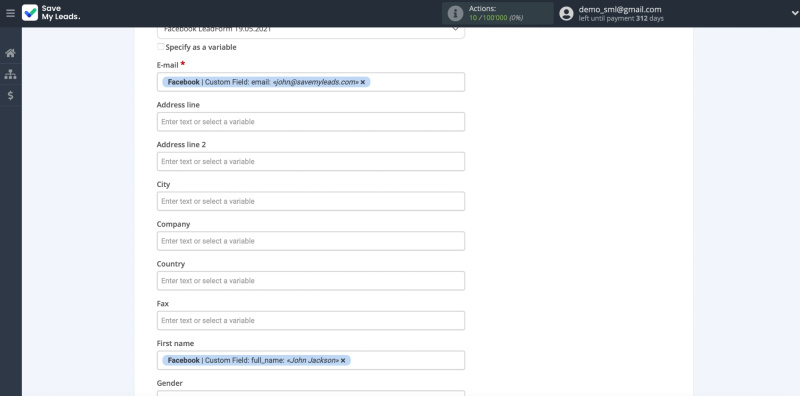 How to set up the upload of new leads from your Facebook ad account to your VerticalResponse email list |&nbsp;Configuring data transfer part 2