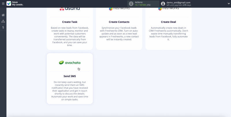 Integration Avochato and Facebook Leads Ads | Select Avochato