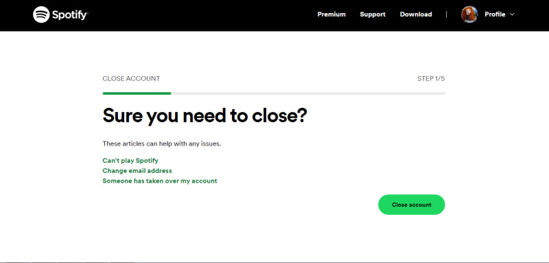 Sure you need to close?