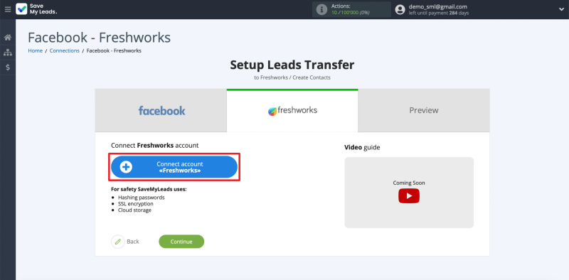 Facebook and Freshworks integration | Connecting Freshworks 