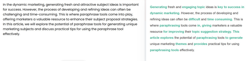 Paraphrasing tools