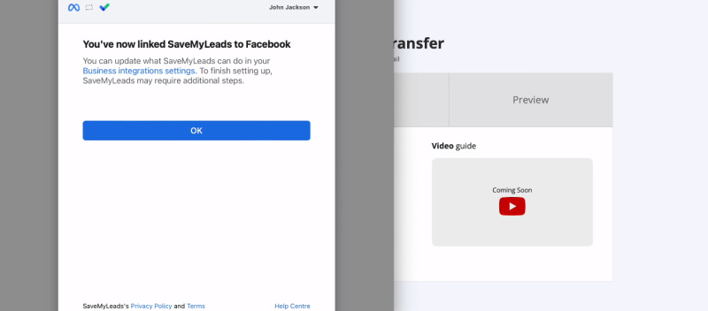 Facebook and iCloud integration | Account FB linked to SML