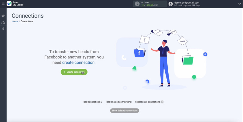 Facebook and ClickUp integration | Create a connection