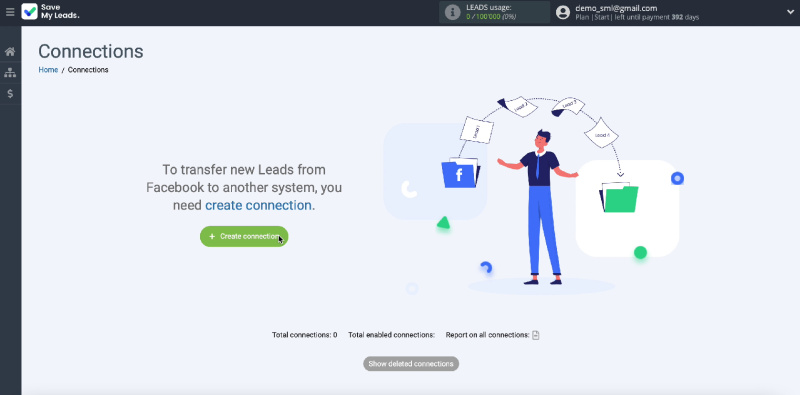 How to Automatically Send Data to ProveSource from Facebook Leads | Create a new connection