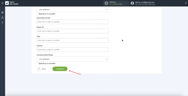 Facebook Lead Ads and Zoho CRM integration | Click “Continue”