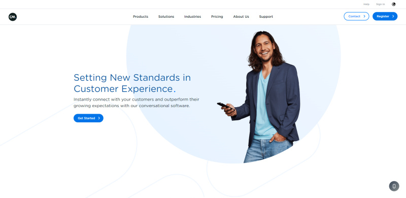 A selection of services for SMS-mailings | CM.com