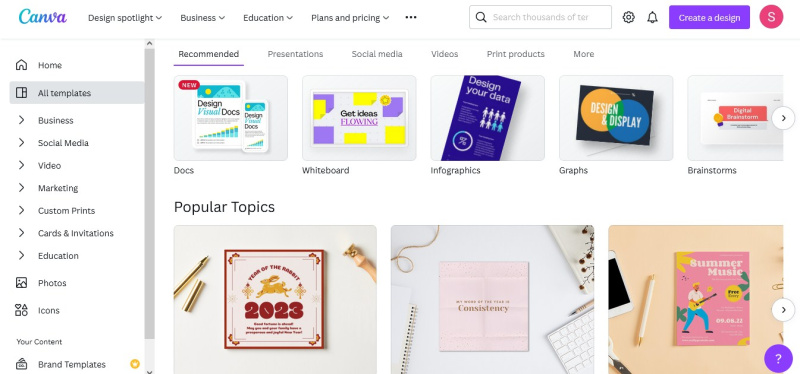 

Content creation tools | Canva<br>