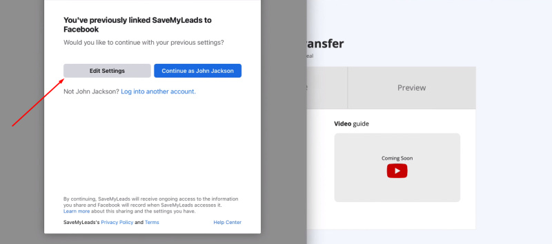 Facebook and Pipedrive integration | Edit settings