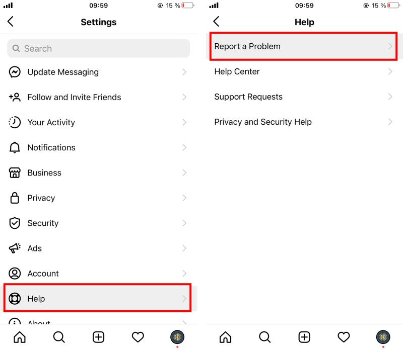 Instagram Shadowban |&nbsp;Report a problem