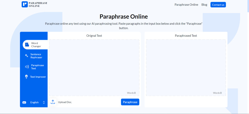 Paraphraseonline.io