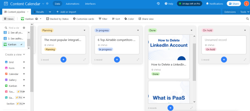 

Airtable Competitors and Alternatives | Kanban-доска<br>