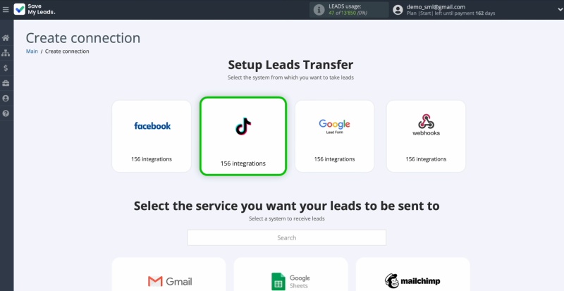 Select TikTok