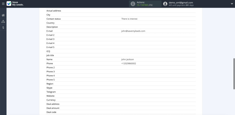 Example of sent data Part 3&nbsp;