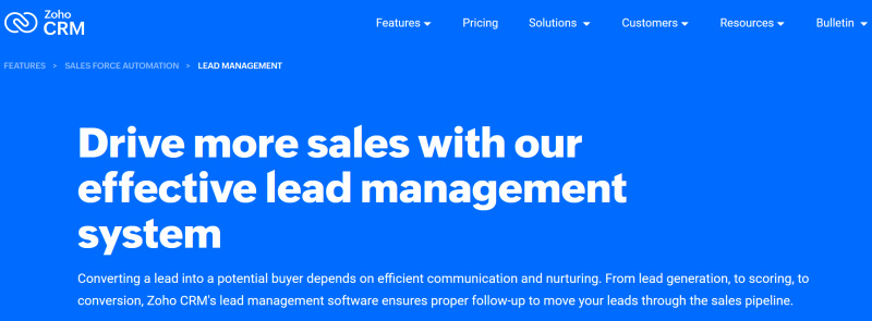 Zoho CRM