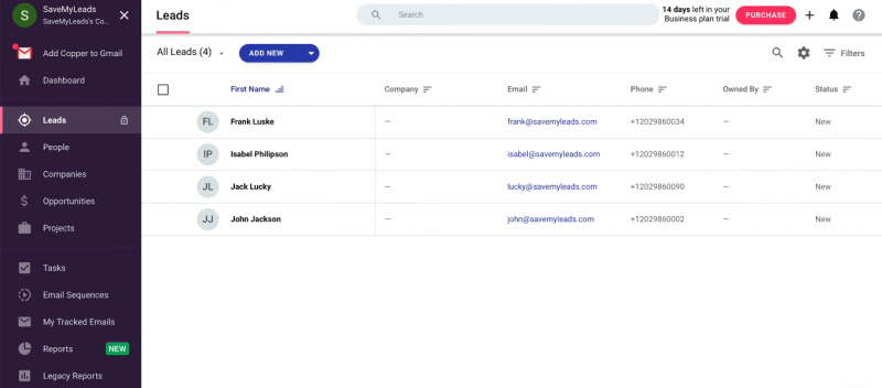Facebook and Copper&nbsp;integration | Leads in Copper CRM