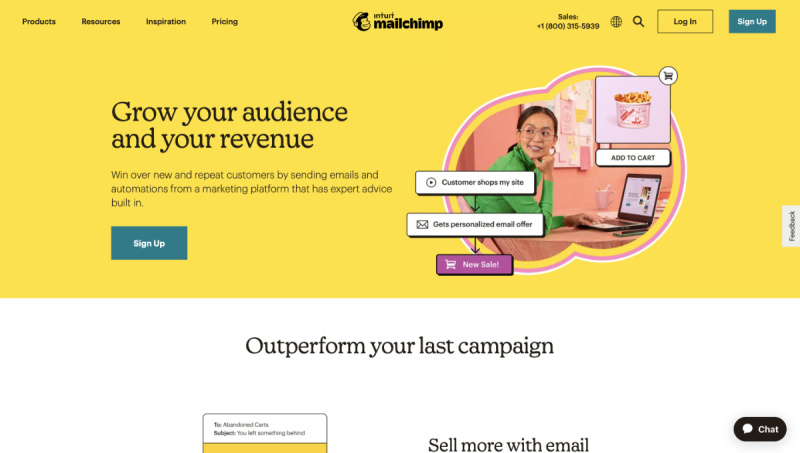 Mailchimp official site