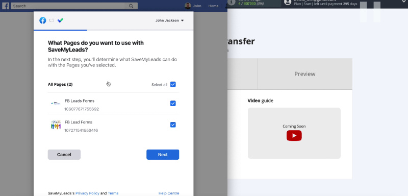 Leave the checkboxes active