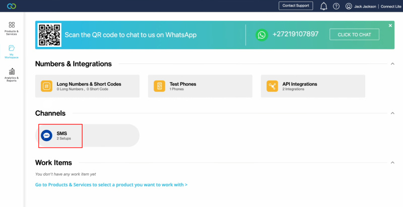 Facebook and Clickatell integration | Select SMS