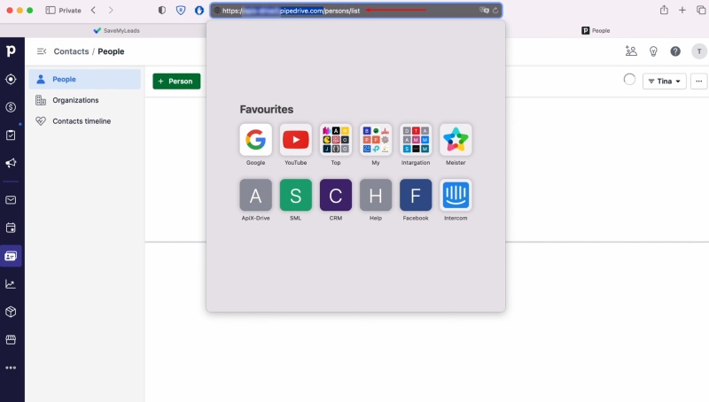 Pipedrive and Google Ads Lead Form integration | Extract the domain from the address bar