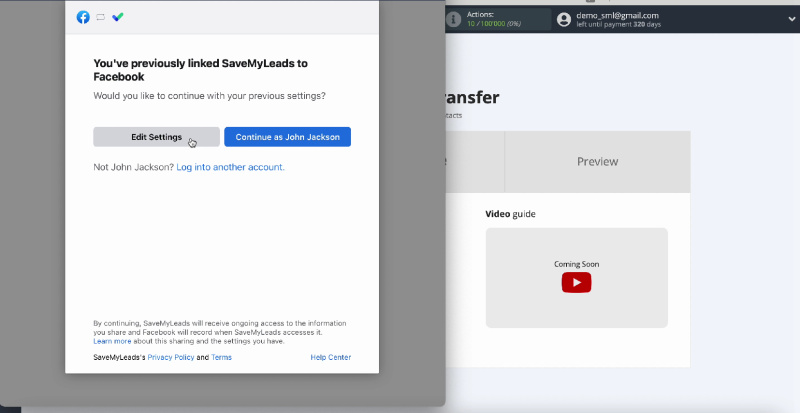 Facebook Leads Ads and Pipedrive CRM integration | Continue setup