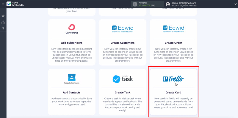Select Trello