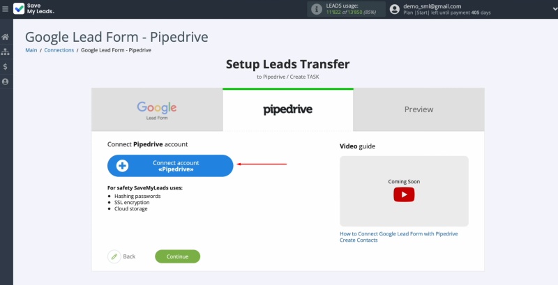 Pipedrive and Google Ads Lead Form integration | Connect your Pipedrive account to SaveMyLeads