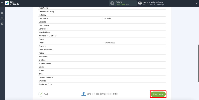 Salesforce and Facebook integration | Finishing the setup