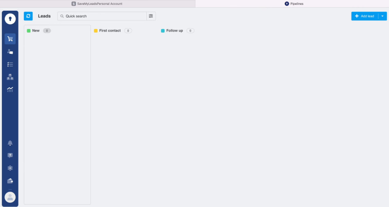 Facebook and KeyCRM integration | Go to your personal KeyCRM account