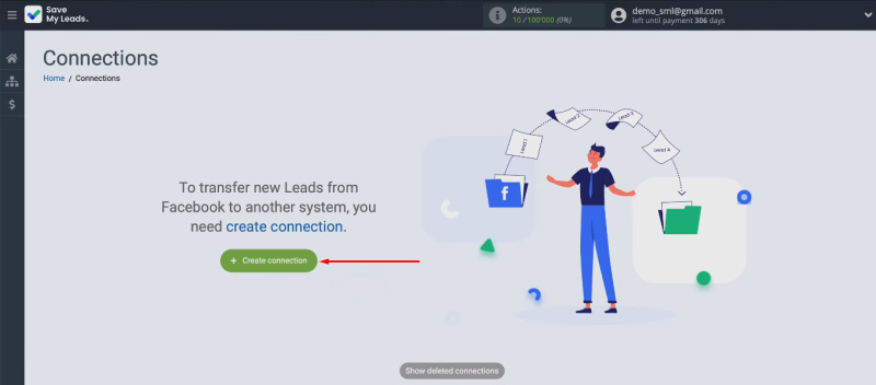 Facebook and Copper integration | Create a connection