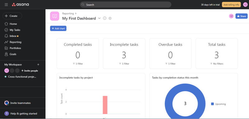 Asana vs Jira | Reporting in Asana